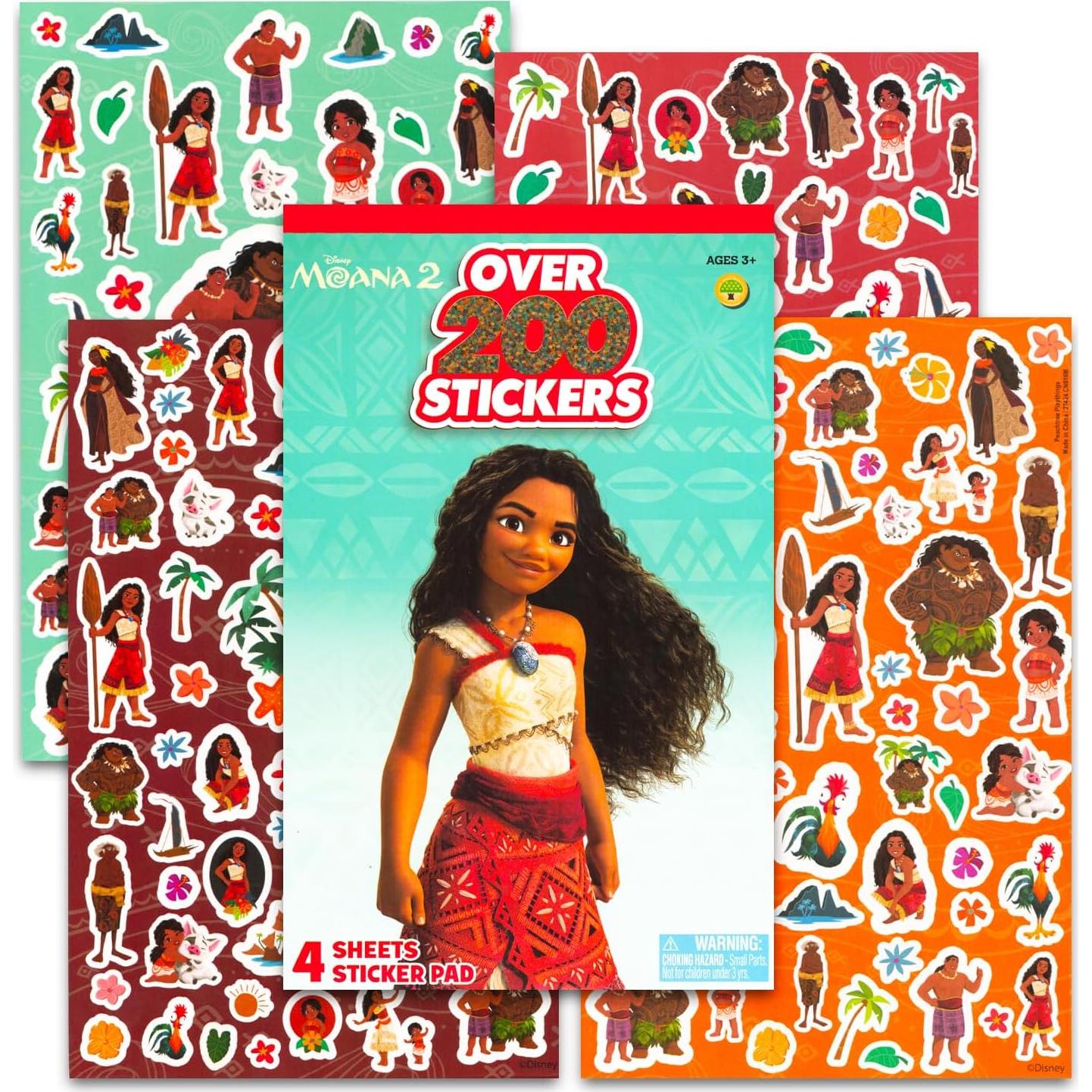 Stickers de Moana Disney - Paquete de 800 Stickers