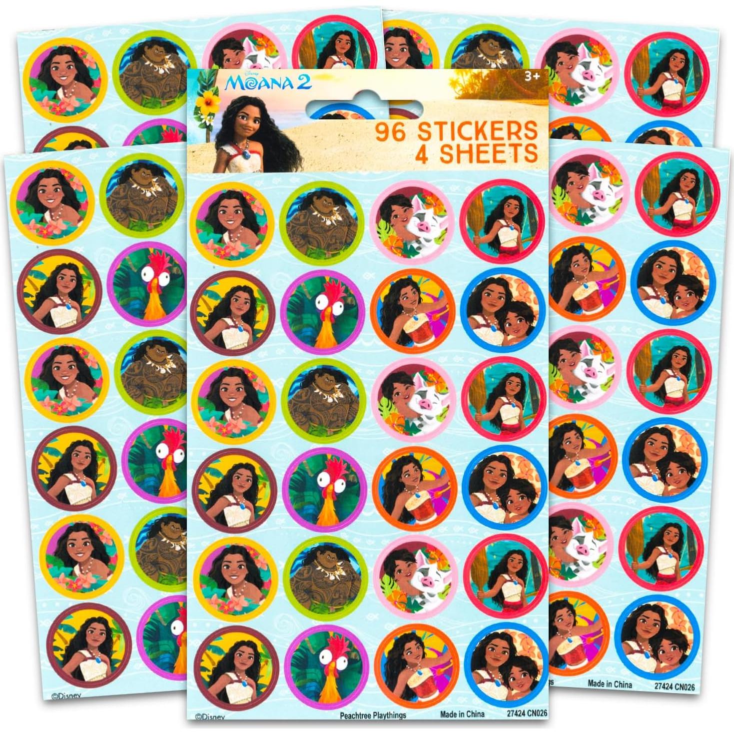 Stickers de Moana Disney - Paquete de 800 Stickers