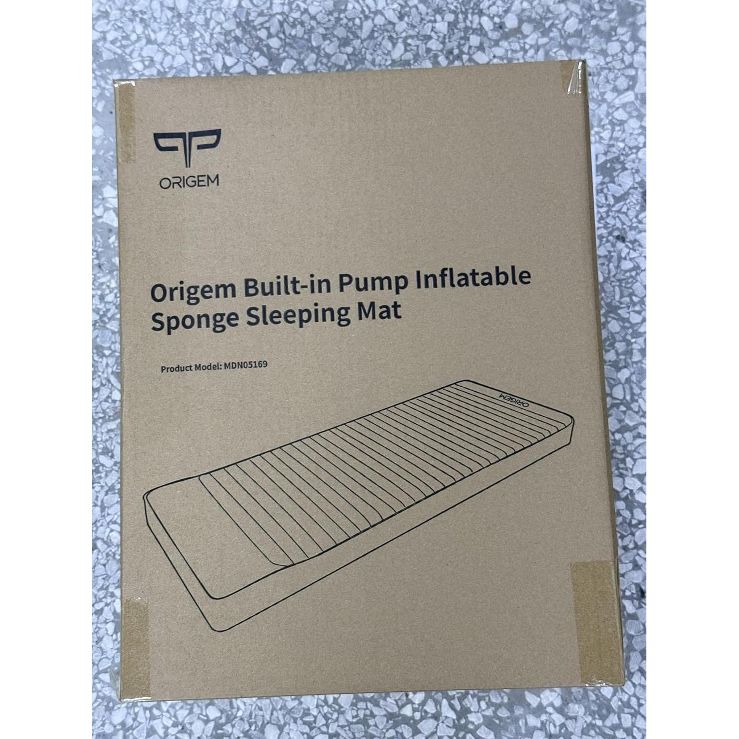 Almohadilla de dormir autoinflable Origem 10 cm verde