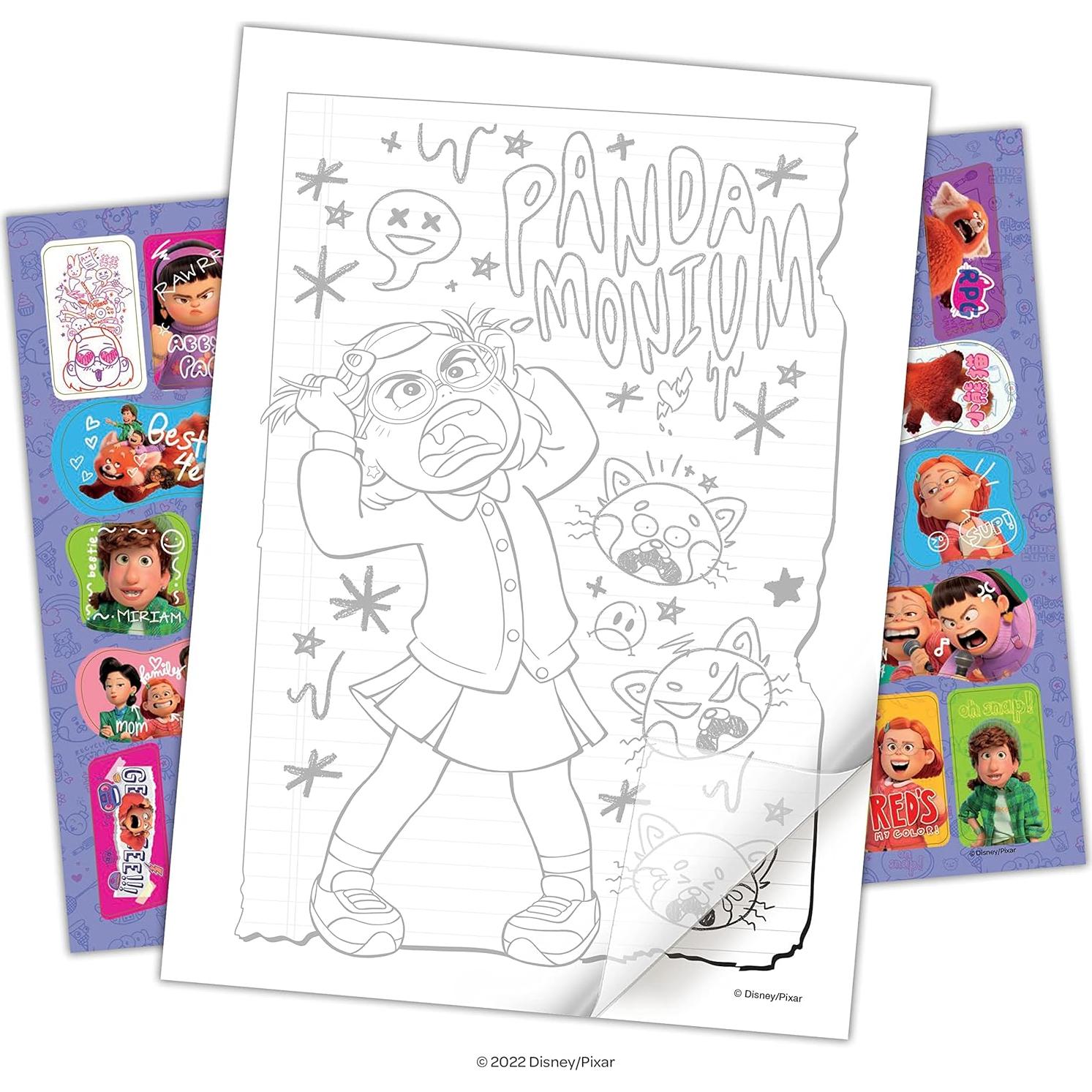 Libro para Colorear Disney Pixar Turning Red 48 Páginas