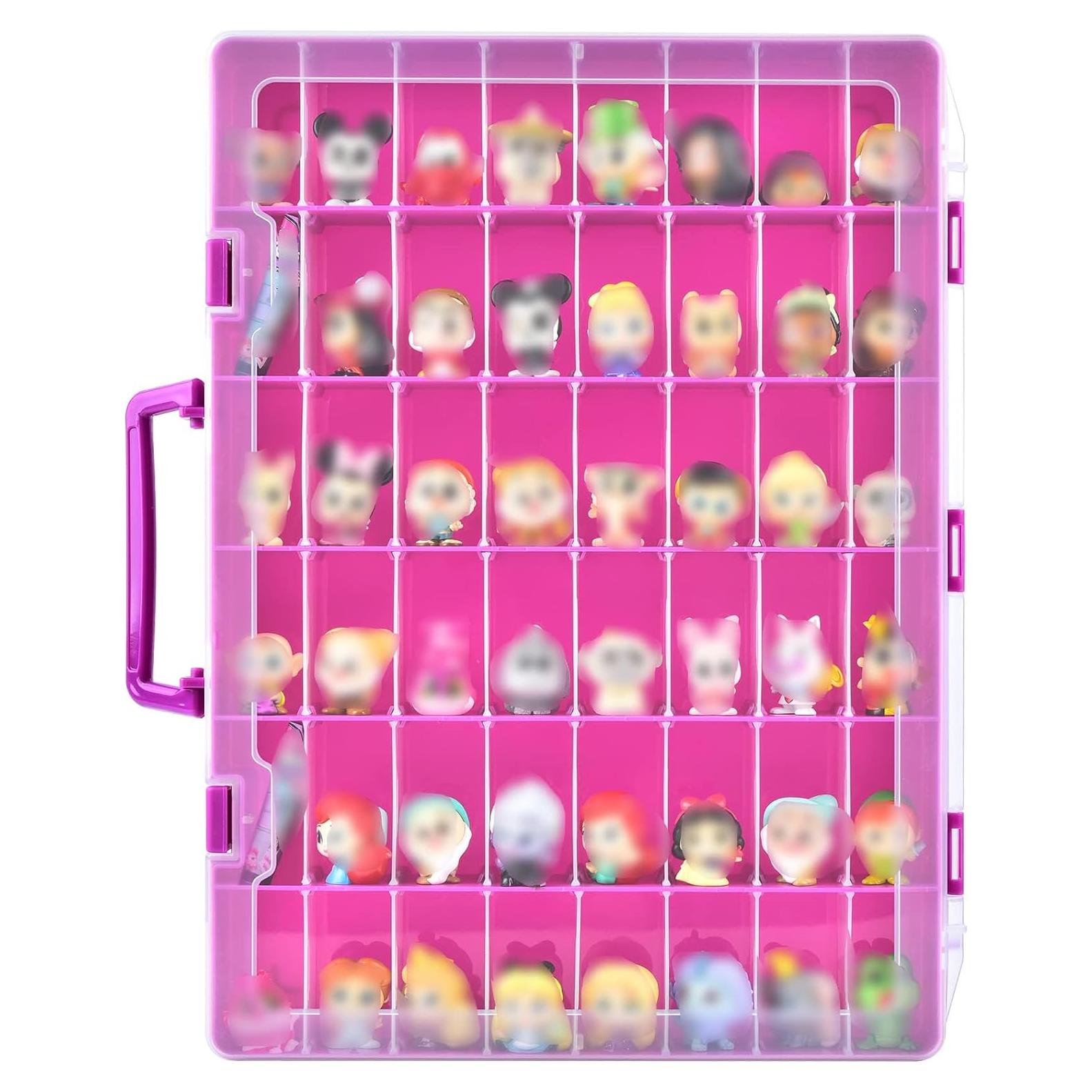 Estuche organizador de figuras Disney Doorables Xuerdon - Morado