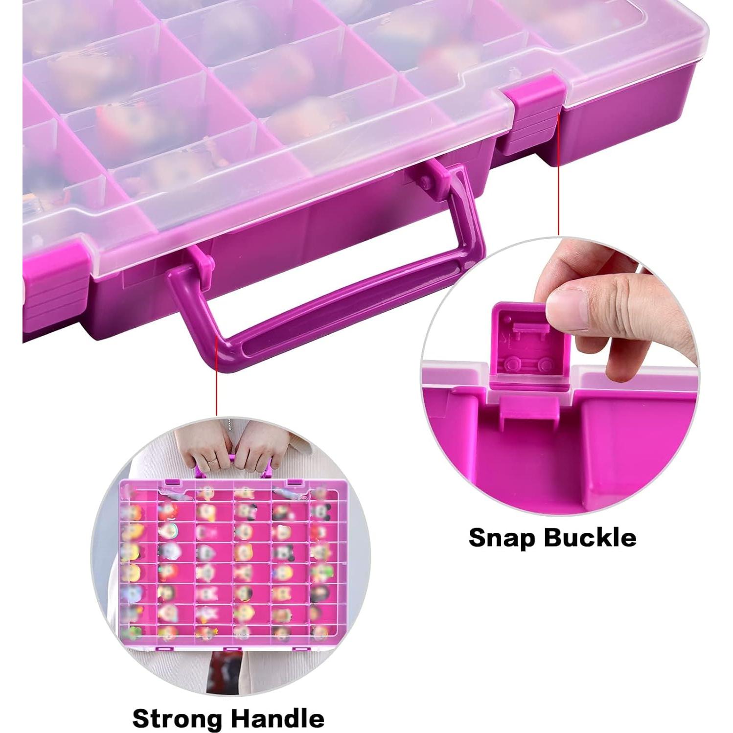 Estuche organizador de figuras Disney Doorables Xuerdon - Morado