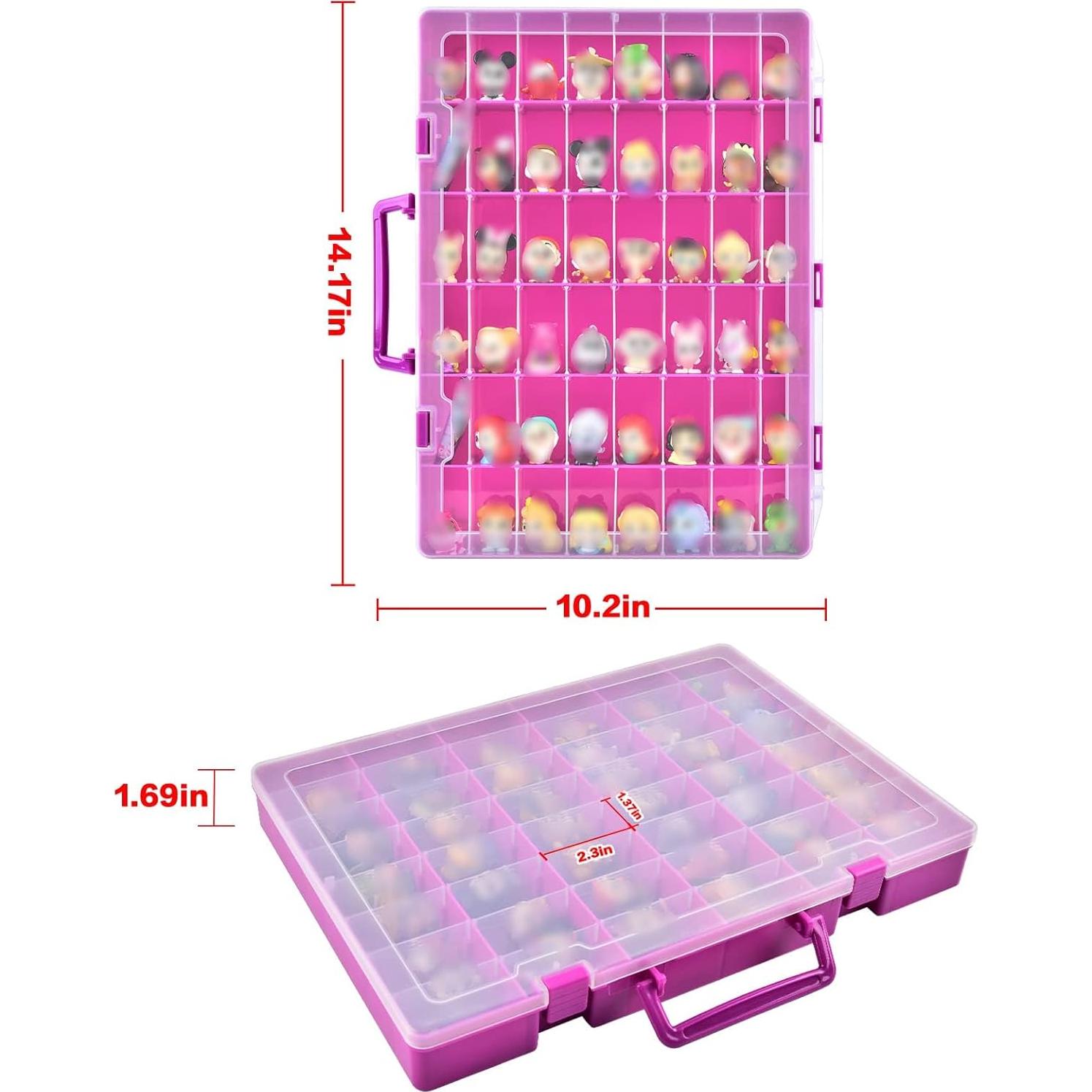 Estuche organizador de figuras Disney Doorables Xuerdon - Morado