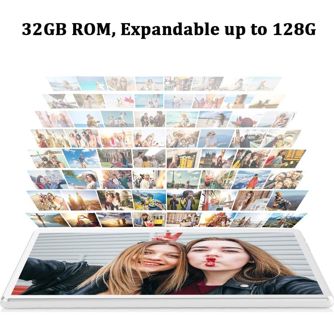 Tableta FEONAL 10.1" Android 32GB Quad-Core Plata