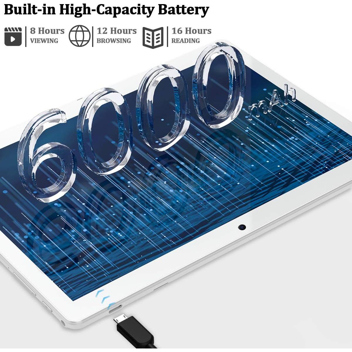 Tableta FEONAL 10.1" Android 32GB Quad-Core Plata