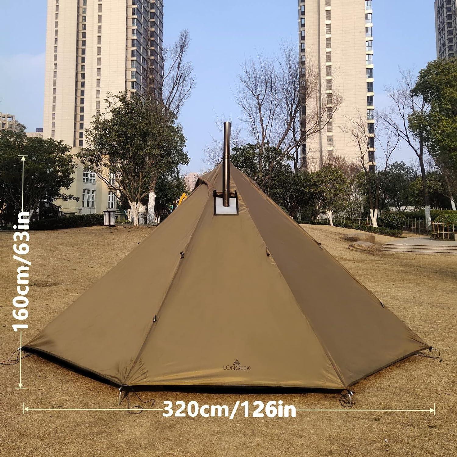 Tienda de Camping Longeek 4 Estaciones 2 Personas 320x320cm
