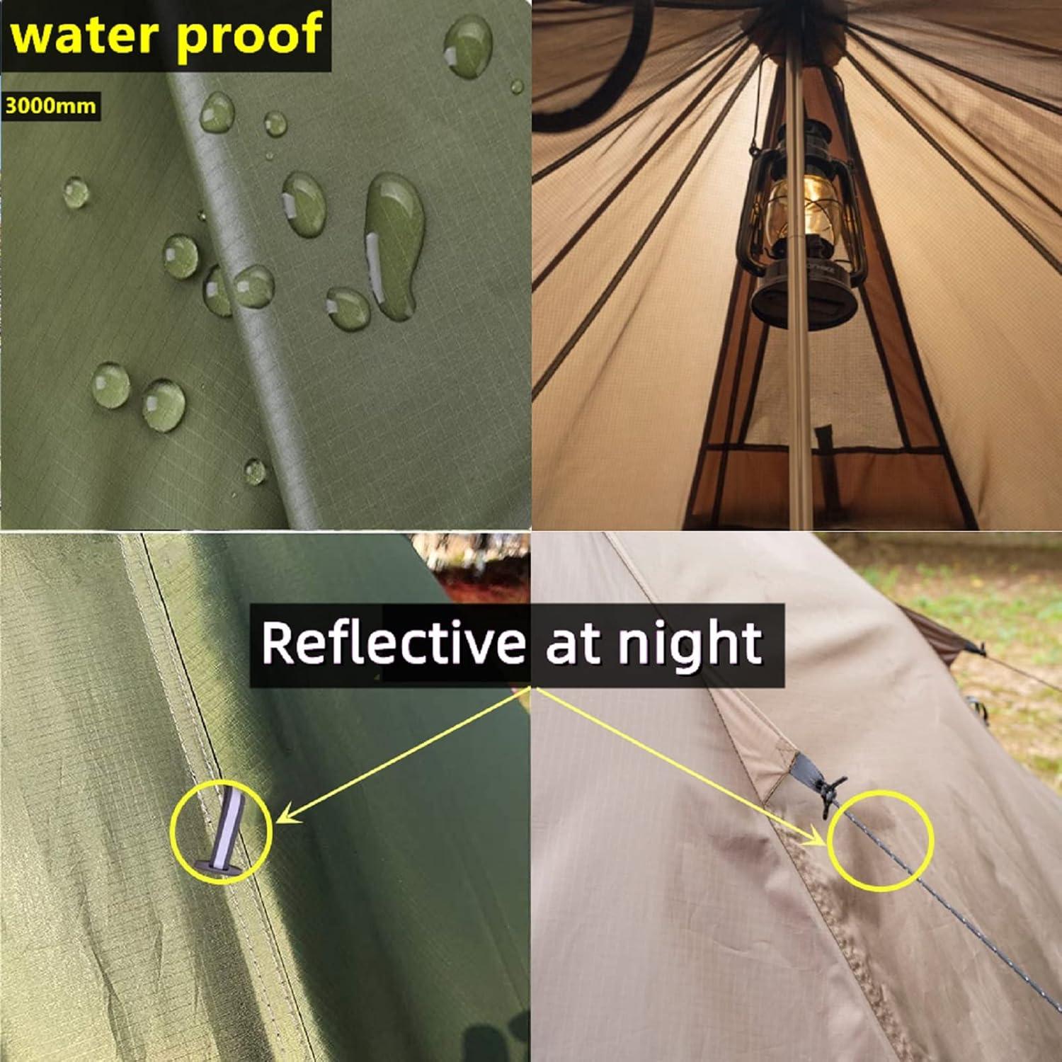 Tienda de Camping Longeek 4 Estaciones 2 Personas 320x320cm