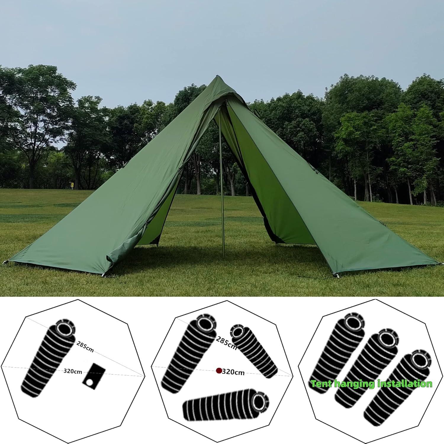 Tienda de Camping Longeek 4 Estaciones 2 Personas 320x320cm