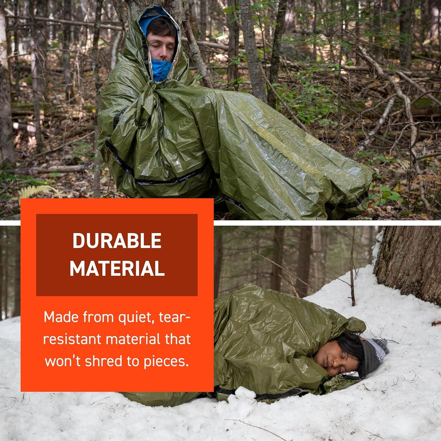 Bivvy de Emergencia S.O.L. Verde 91x213 cm Impermeable