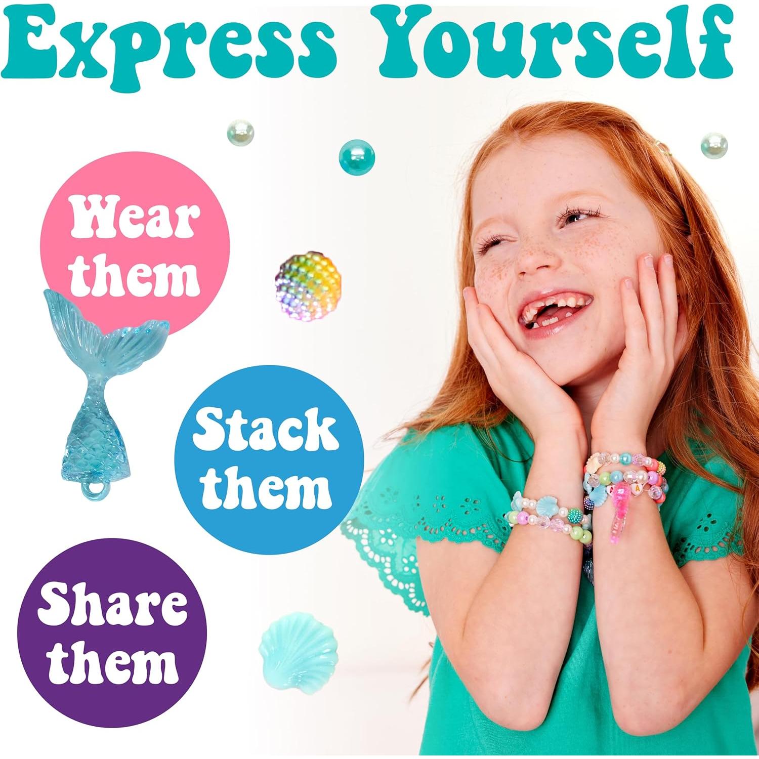 Kit de Joyería DIY Creatividad para Niños - Pulseras Sirena