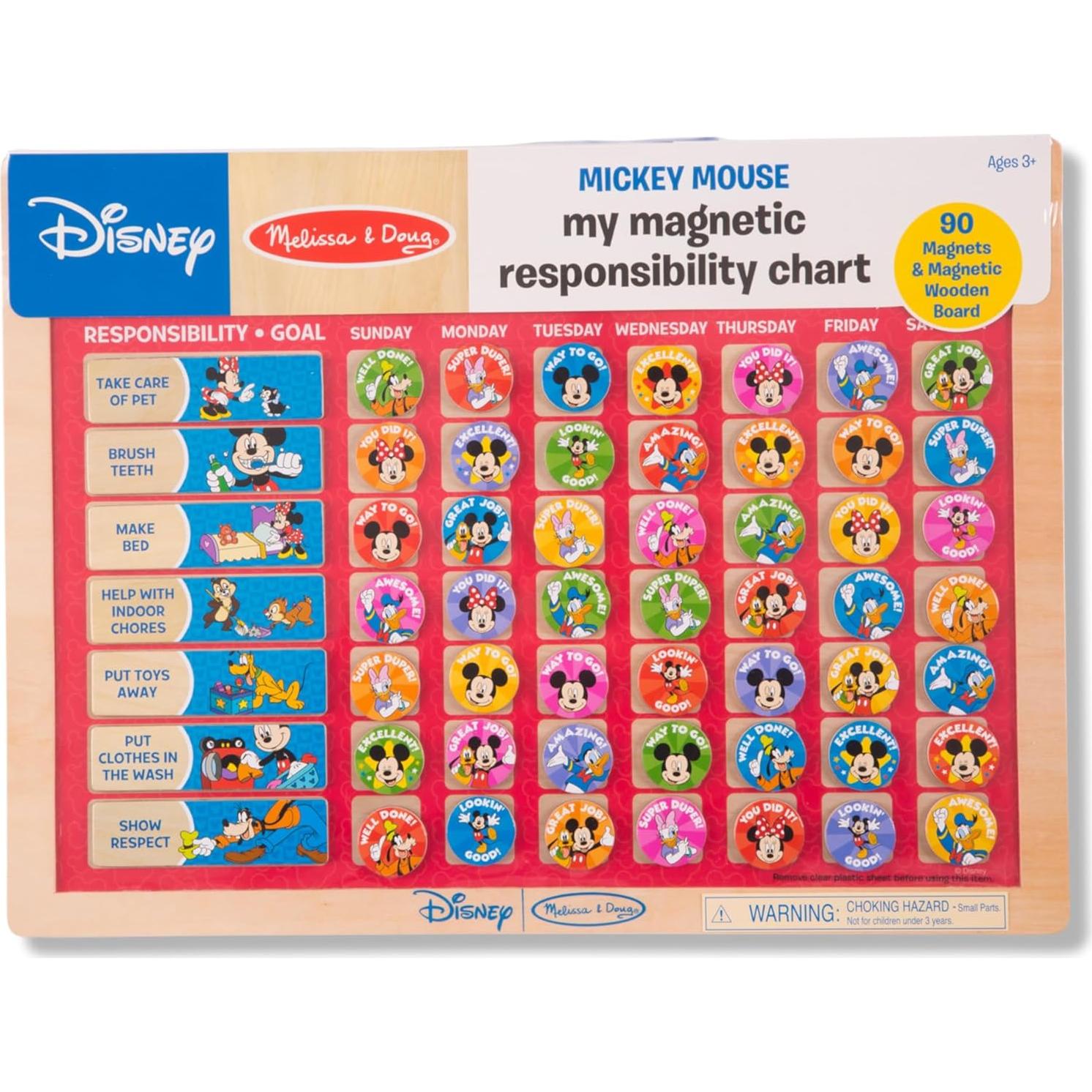 Tabla Magnética de Responsabilidad Melissa & Doug 90 Imanes 39.37x29.21cm