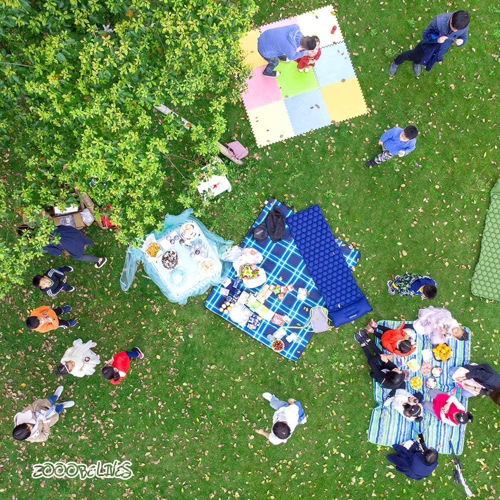 Colchoneta Inflable ZOOOBELIVES Ultraligera con Almohada 190x58cm