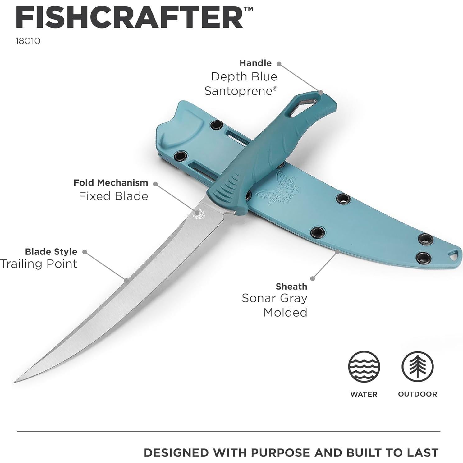 Cuchillo de Exterior Benchmade Fishcrafter 18010 17.78 cm