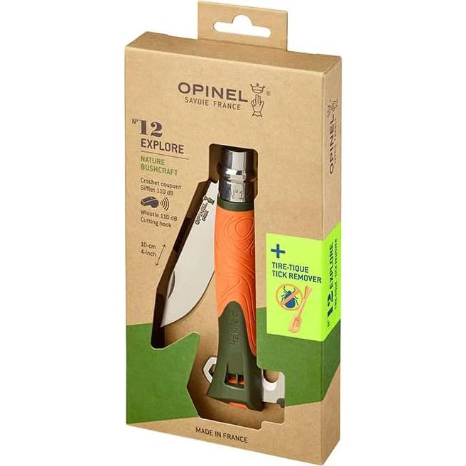 OPINEL Knife n°12 Explore tick puller-002489