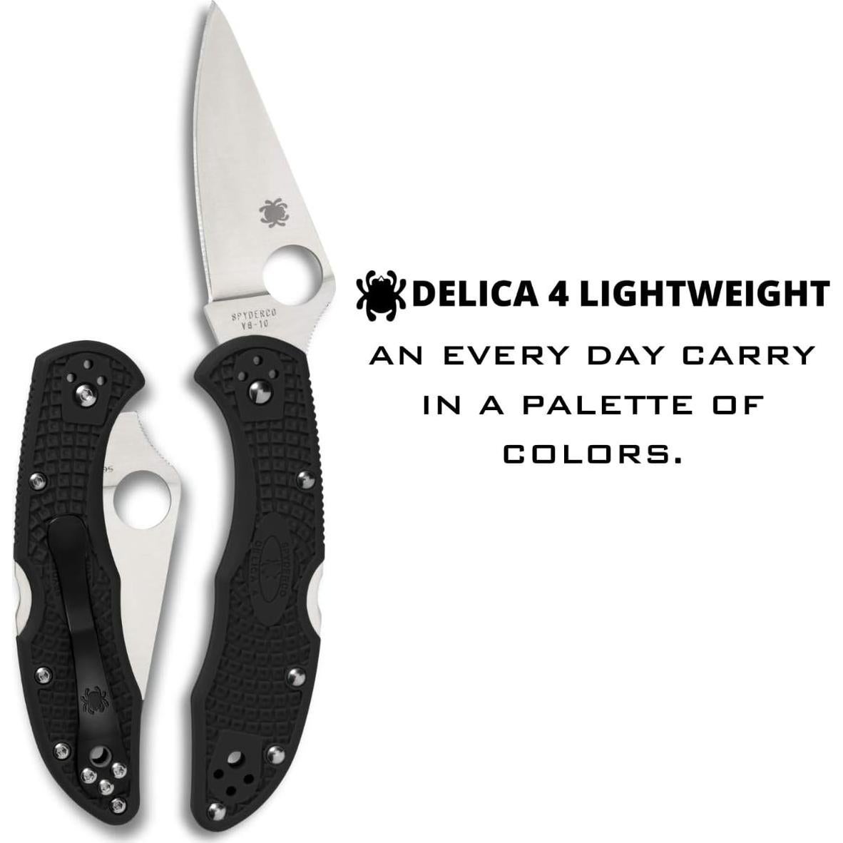 Cuchillo Plegable Spyderco Delica 4 Ligero 18.1 cm Hoja Acero 7.6 cm