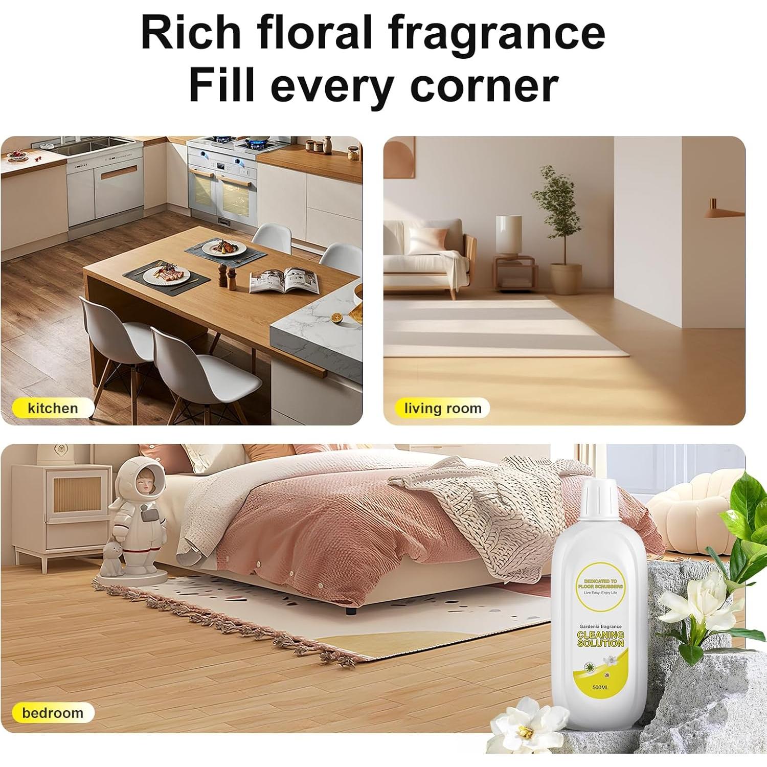 Limpiador de Suelos 500ml Nukisa Gardenia para Robots