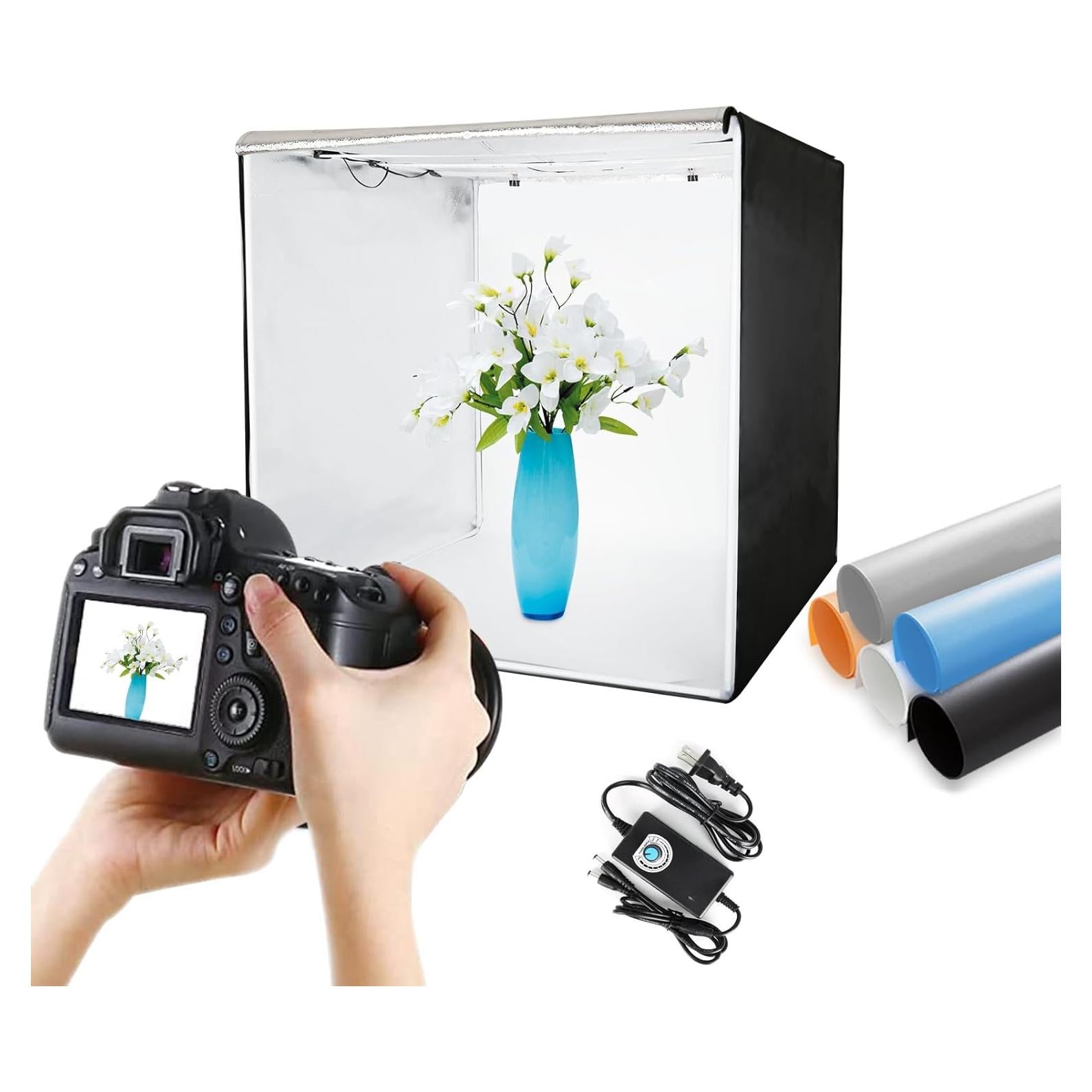 Caja de Luz Fotográfica LTRINGYS 40.6x40.6 cm Dimmable