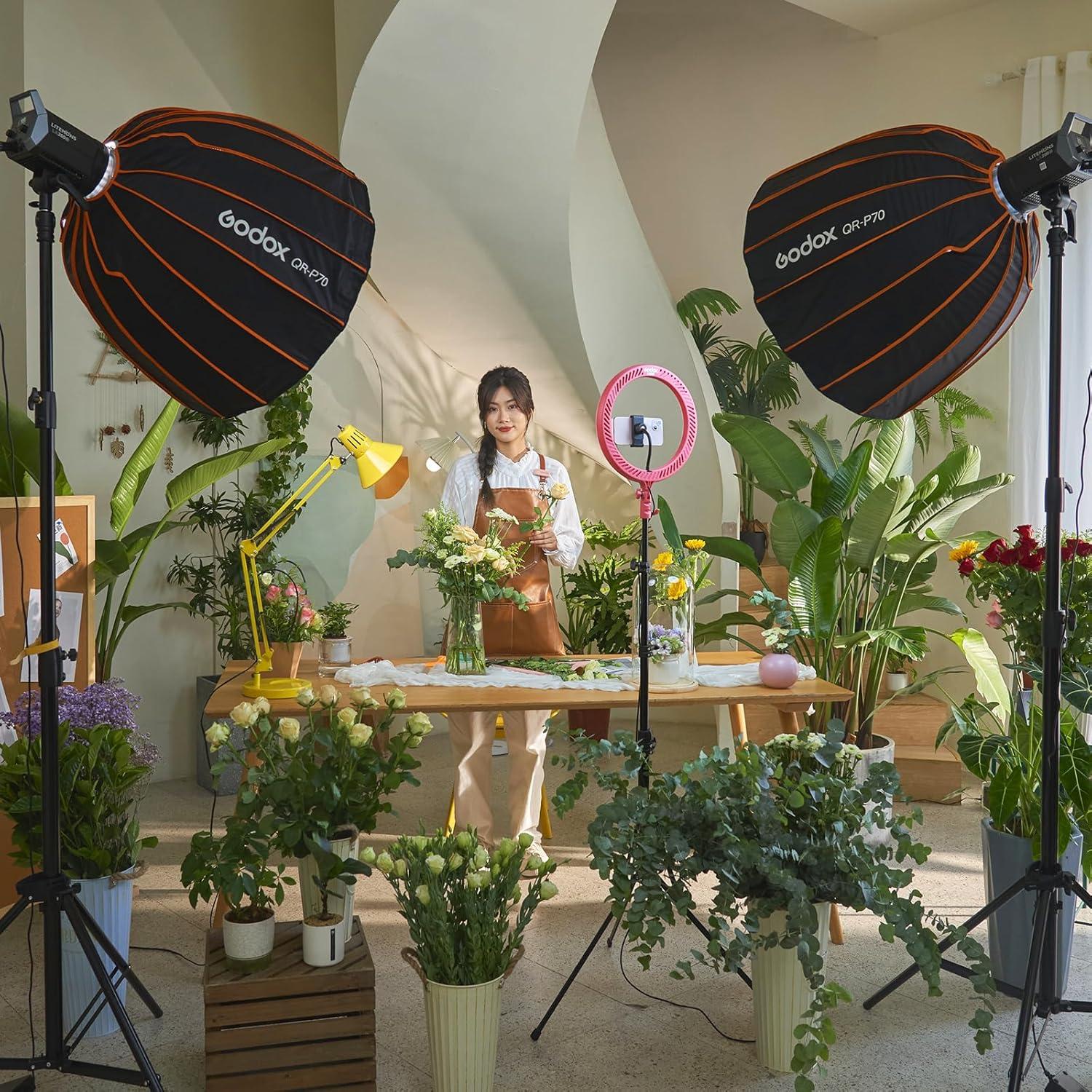 Godox QR-P70 Softbox Parabólico 70cm con Montura Bowens