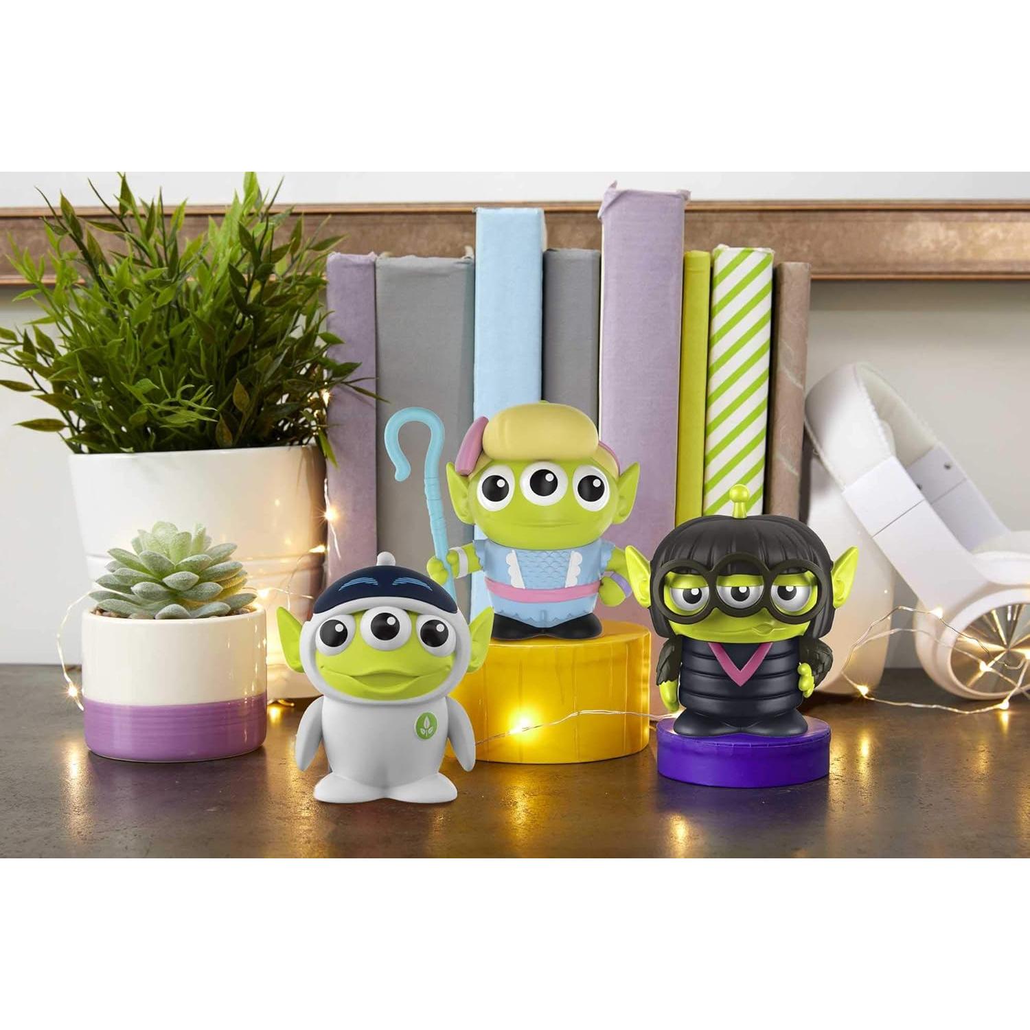Figuras Mashup Pixar Alien Remix Mattel - Bo Peep, Edna Mode y EVE