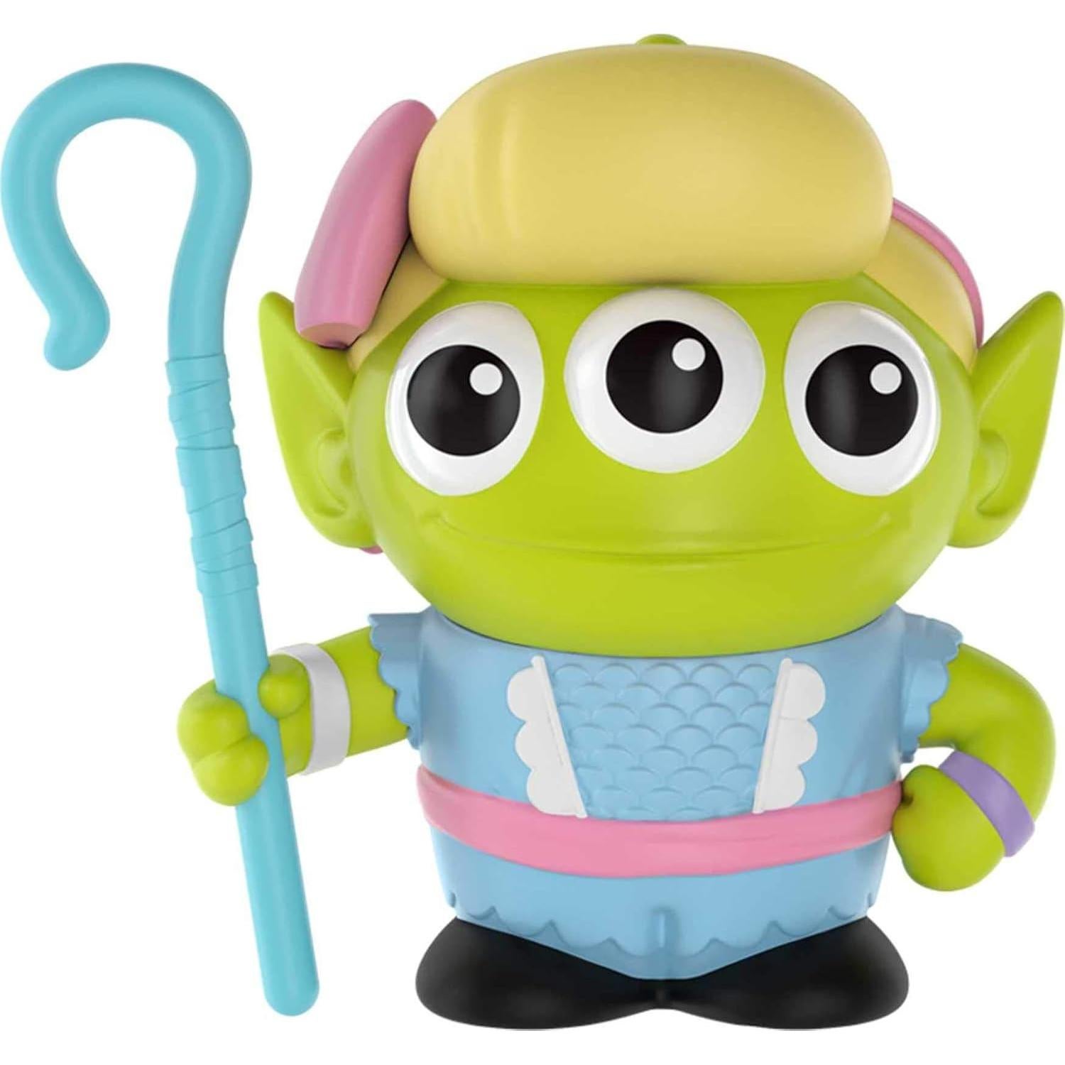 Figuras Mashup Pixar Alien Remix Mattel - Bo Peep, Edna Mode y EVE