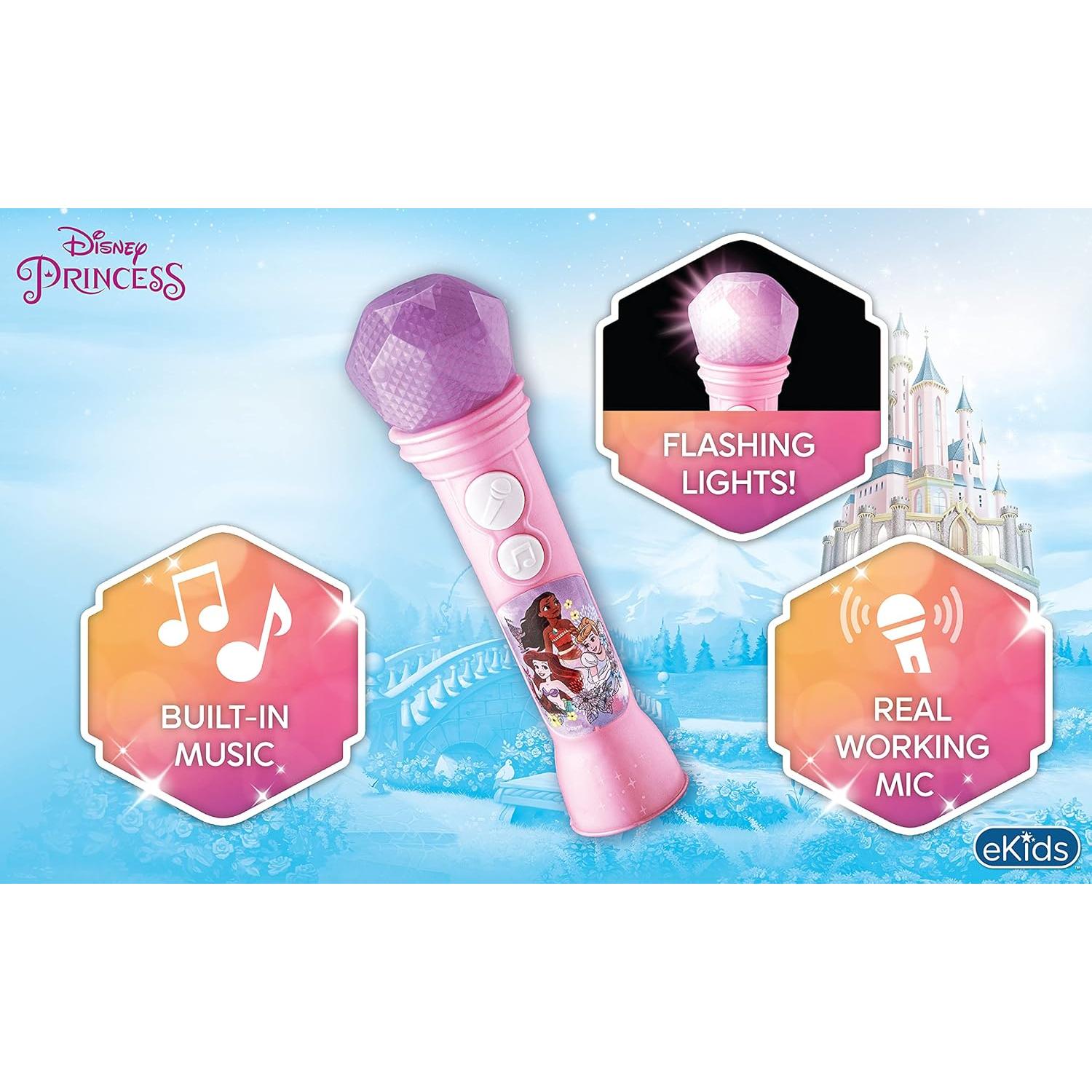Micrófono de Juguete eKids Disney Princess para Niñas