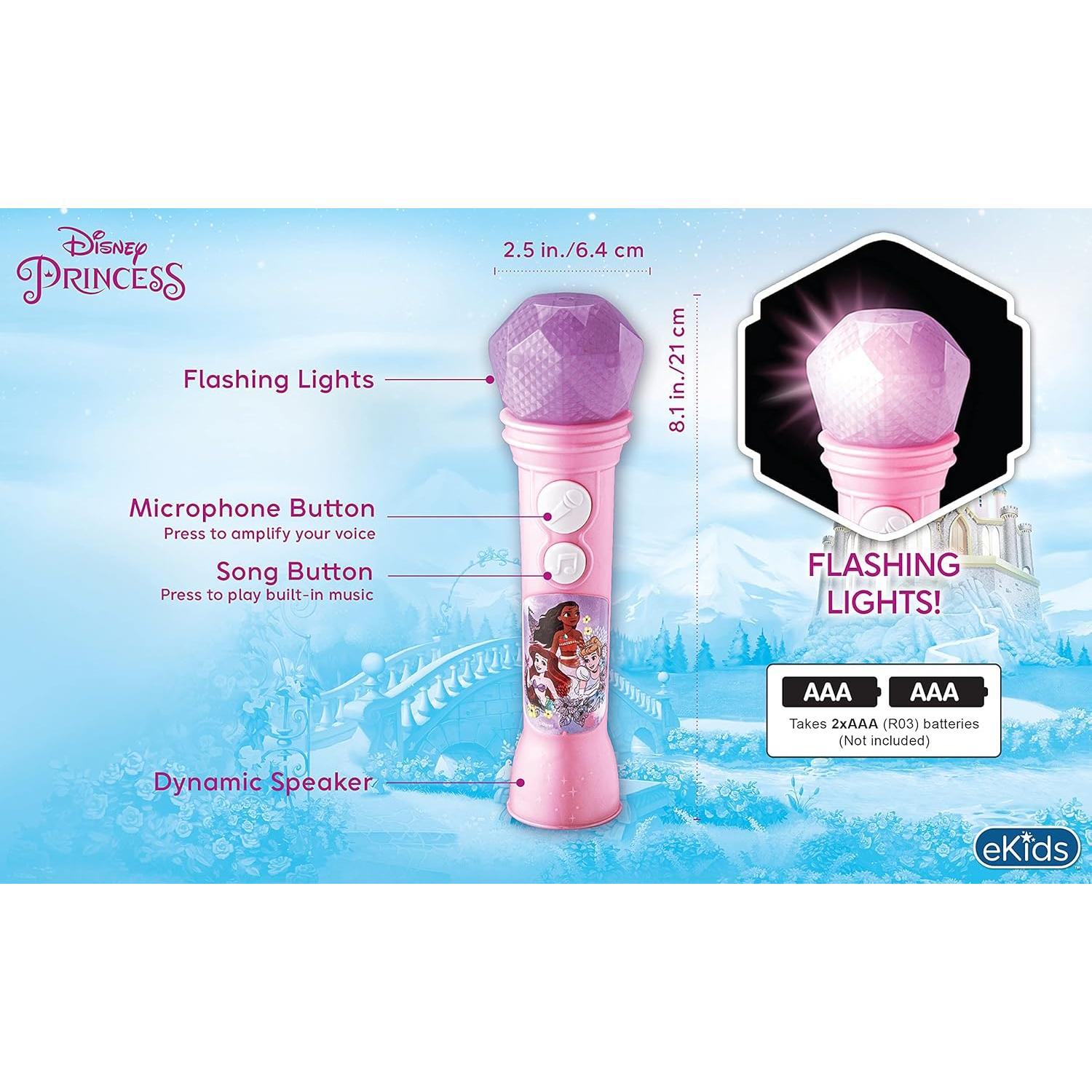 Micrófono de Juguete eKids Disney Princess para Niñas