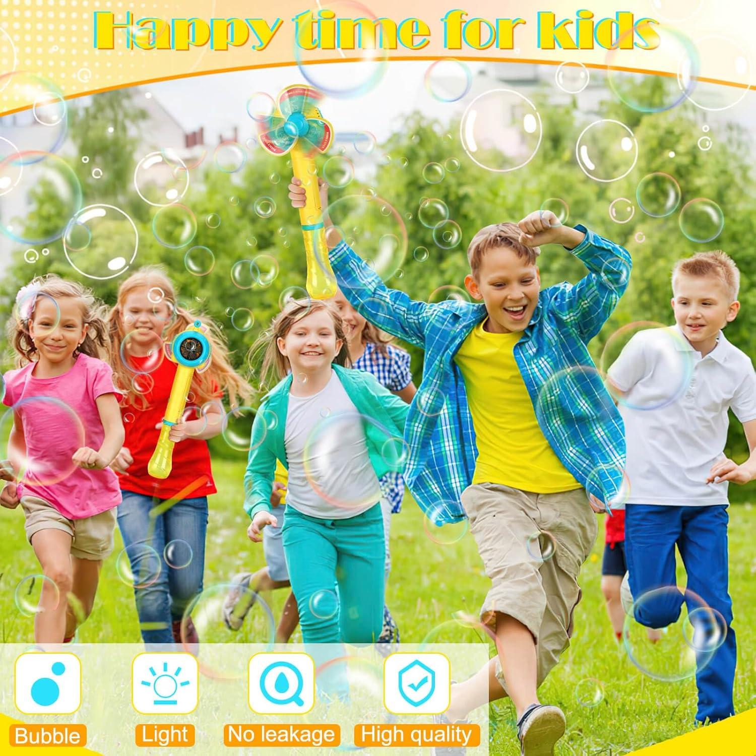 Varita de Burbujas Iluminada Britik para Niños 3-8 Años