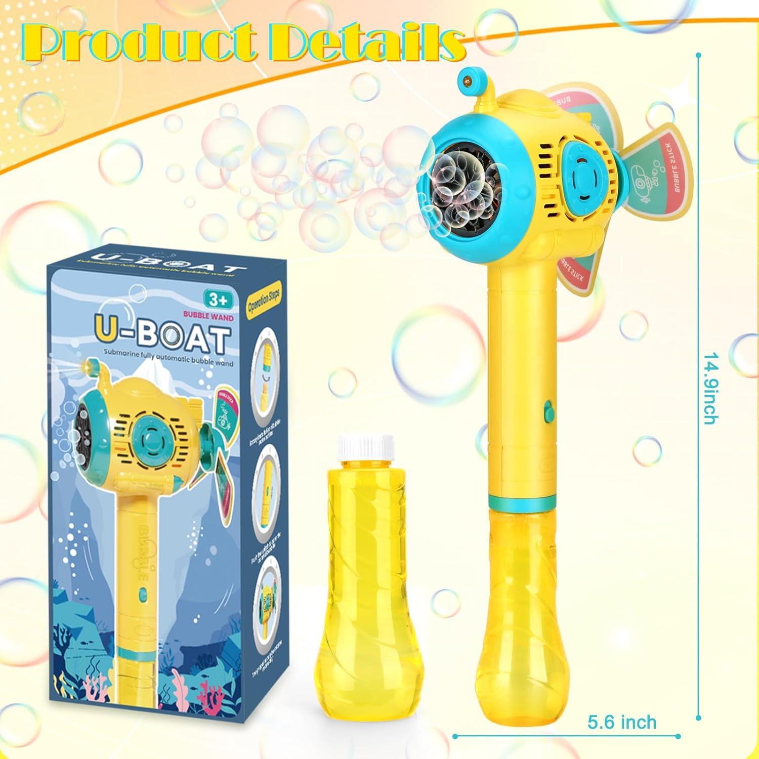 Varita de Burbujas Iluminada Britik para Niños 3-8 Años