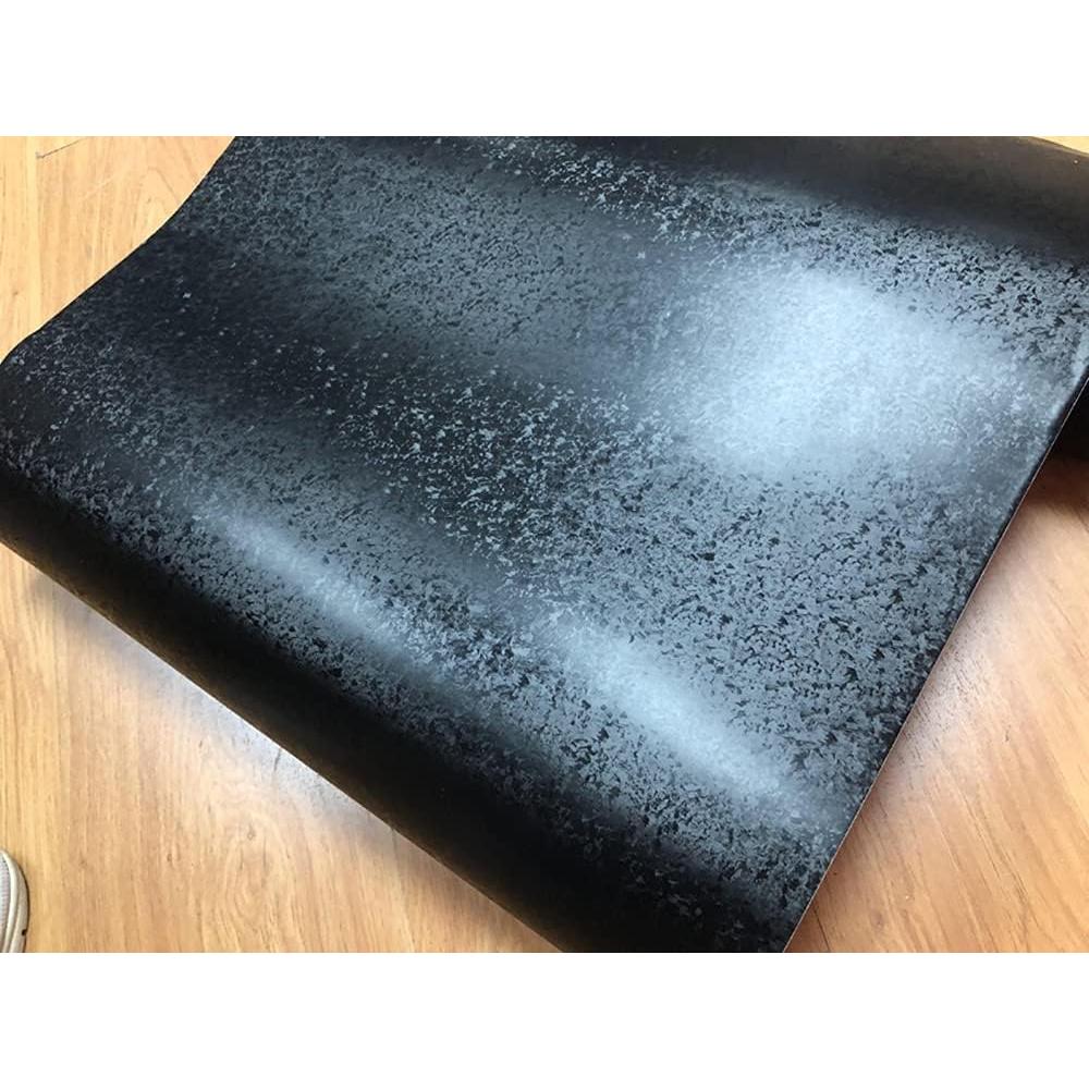 Vinilo de Fibra de Carbono Forjada LZLRUN 0.30m x 1.07m Negro