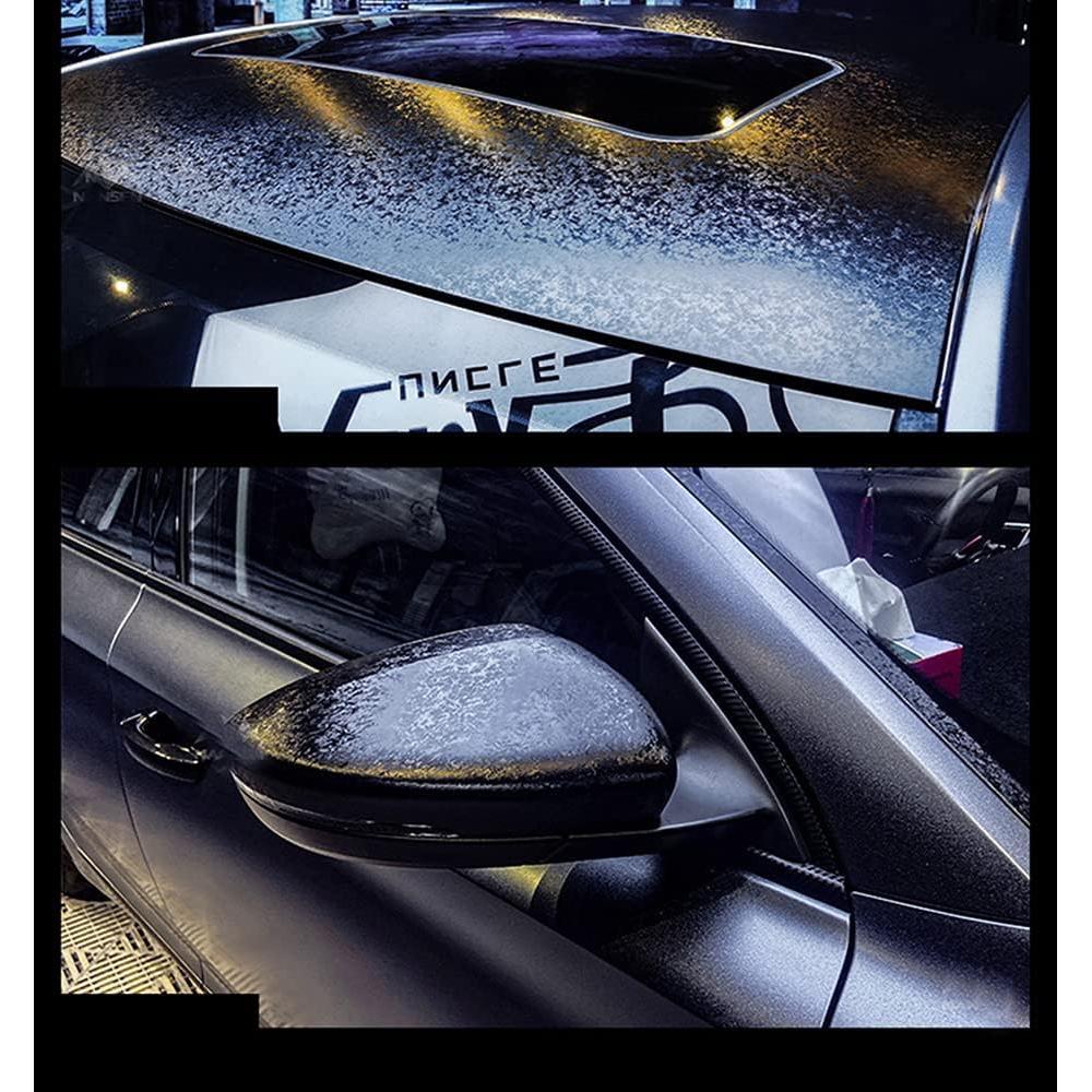 Vinilo de Fibra de Carbono Forjada LZLRUN 0.30m x 1.07m Negro