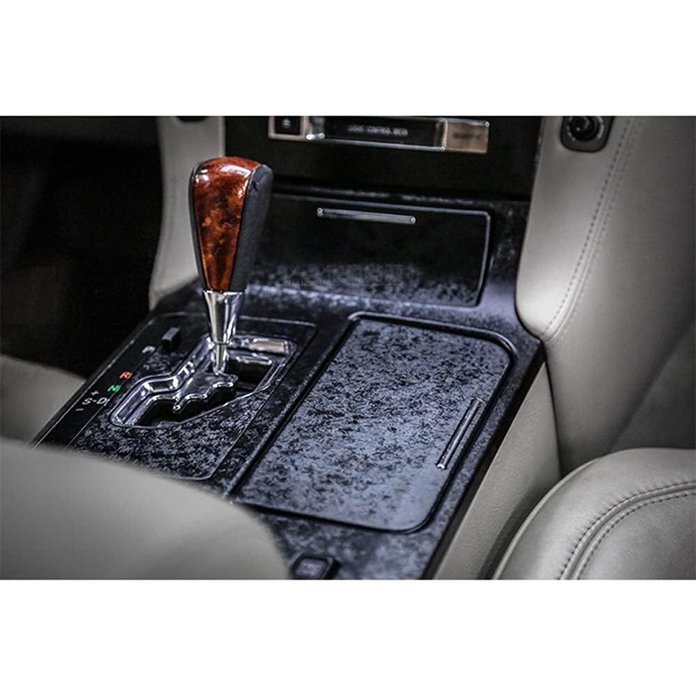 Vinilo de Fibra de Carbono Forjada LZLRUN 0.30m x 1.07m Negro