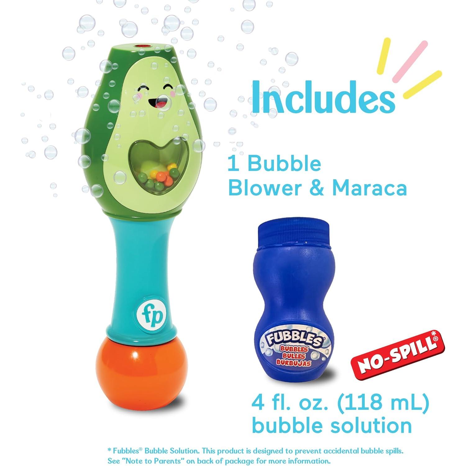 Maraca de Burbujas Fisher-Price Shake and Go 2 en 1 para Niños