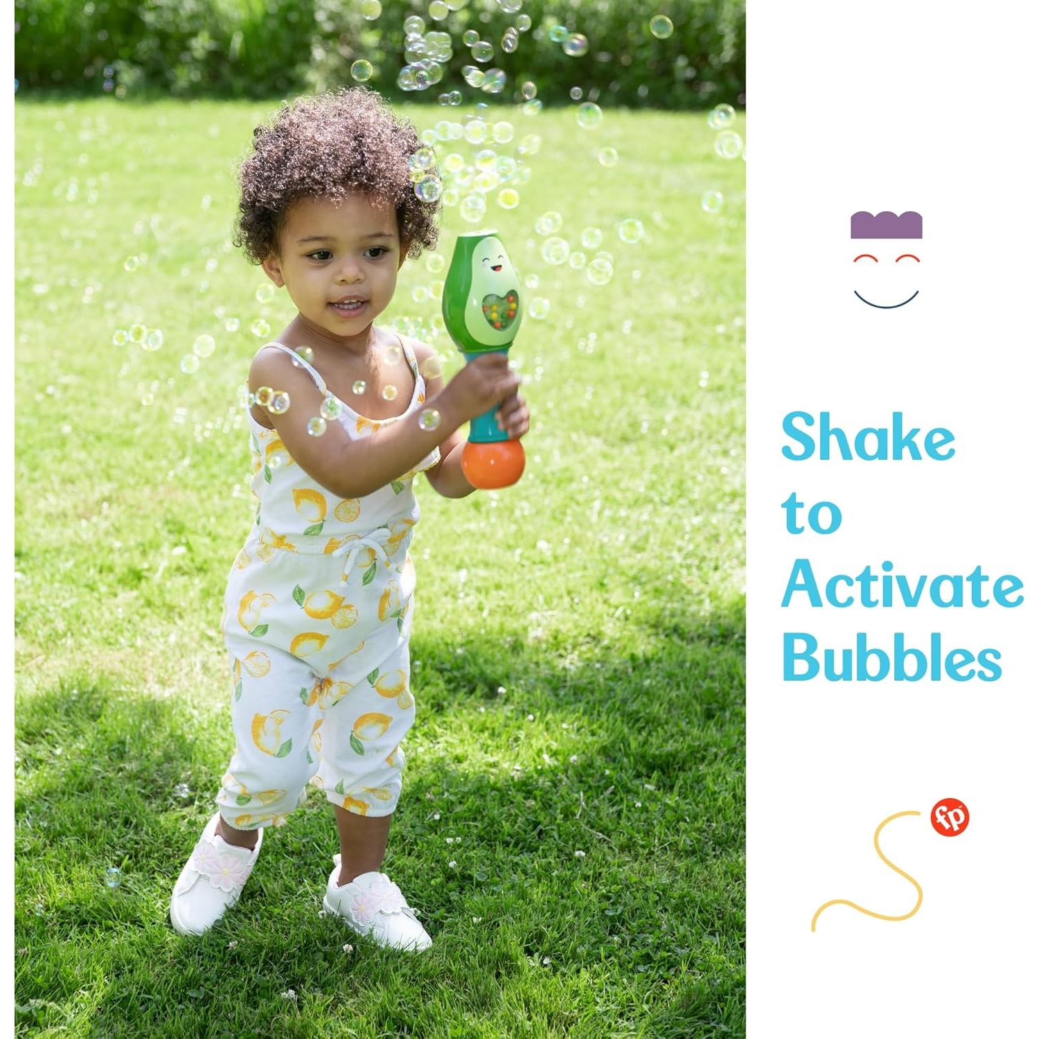 Maraca de Burbujas Fisher-Price Shake and Go 2 en 1 para Niños