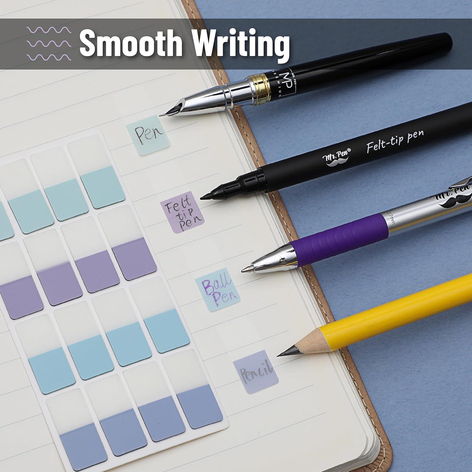 Pestañas Adhesivas Mr. Pen 480 Pcs Color Morandi