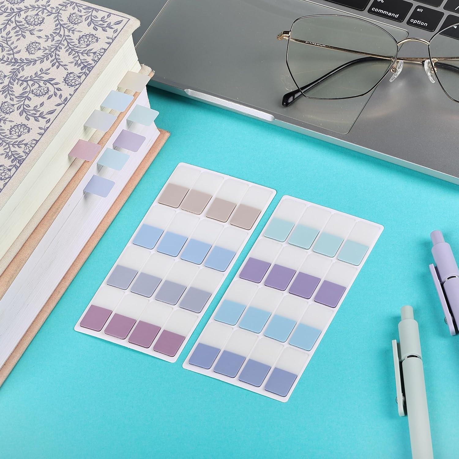 Pestañas Adhesivas Mr. Pen 480 Pcs Color Morandi