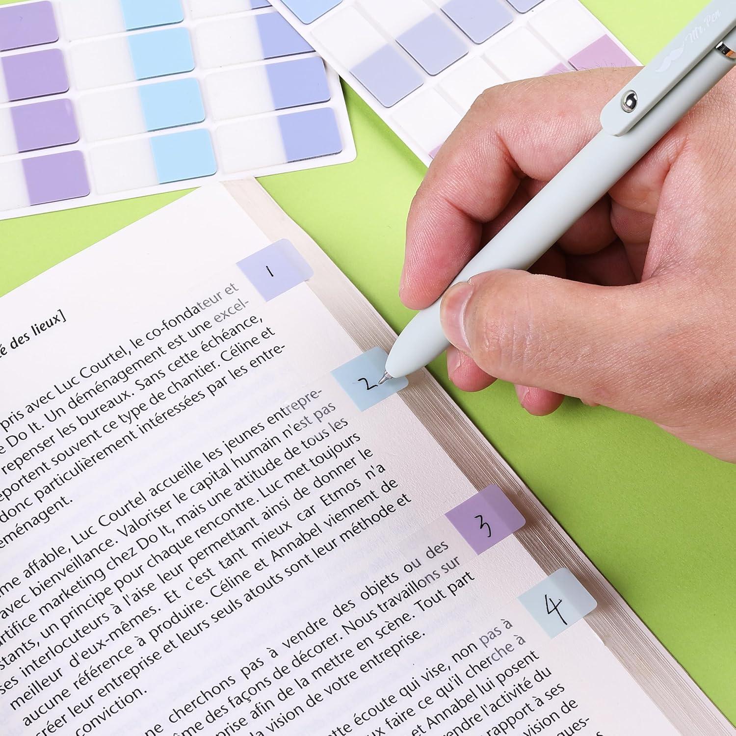 Pestañas Adhesivas Mr. Pen 480 Pcs Color Morandi