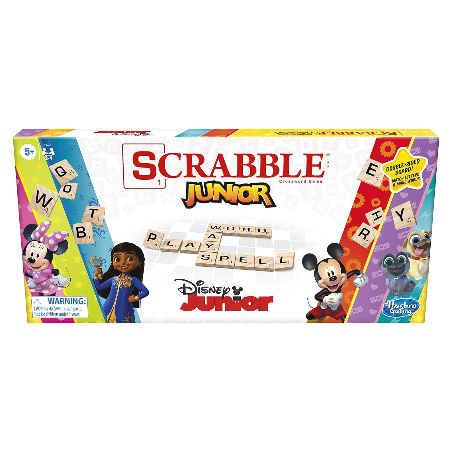 Juego de Mesa Scrabble Junior Hasbro Disney - 2 en 1