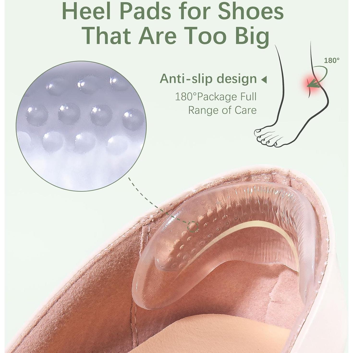 Almohadillas para Talones EIRMAT - 4 Pares Transparentes