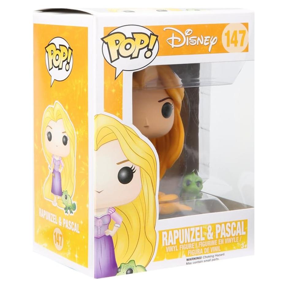 Figura de Juguete Funko POP Disney Rapunzel y Pascal 10 cm