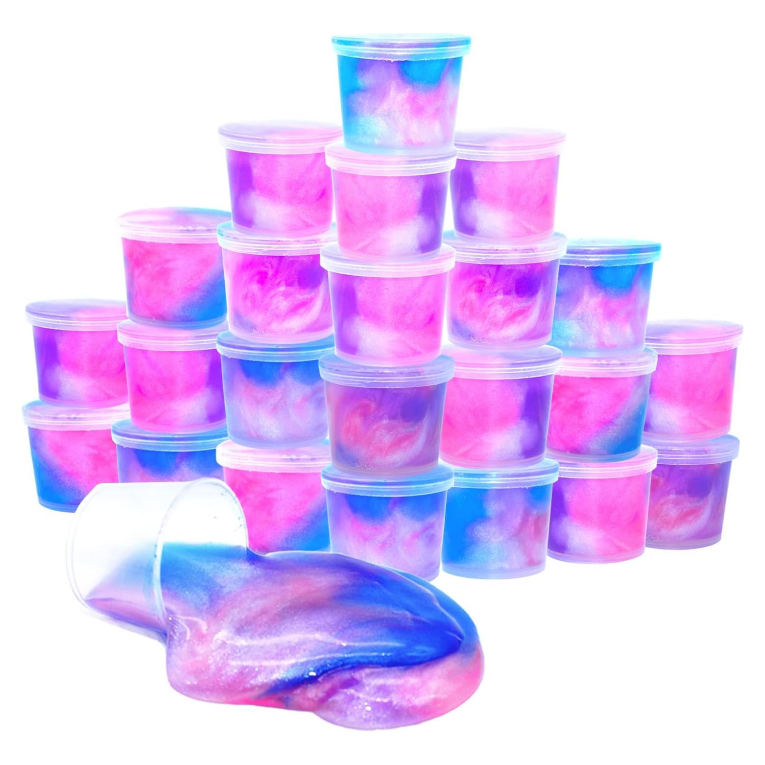 24 Paquete Slime Unicornio LPFEZRS - Juguete Antiestrés 0.75kg