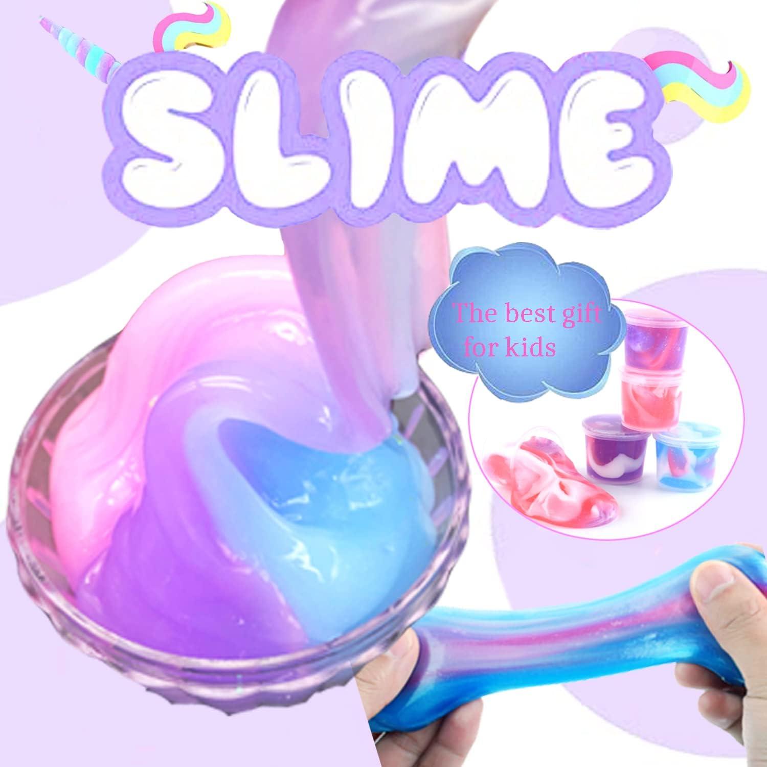 24 Paquete Slime Unicornio LPFEZRS - Juguete Antiestrés 0.75kg