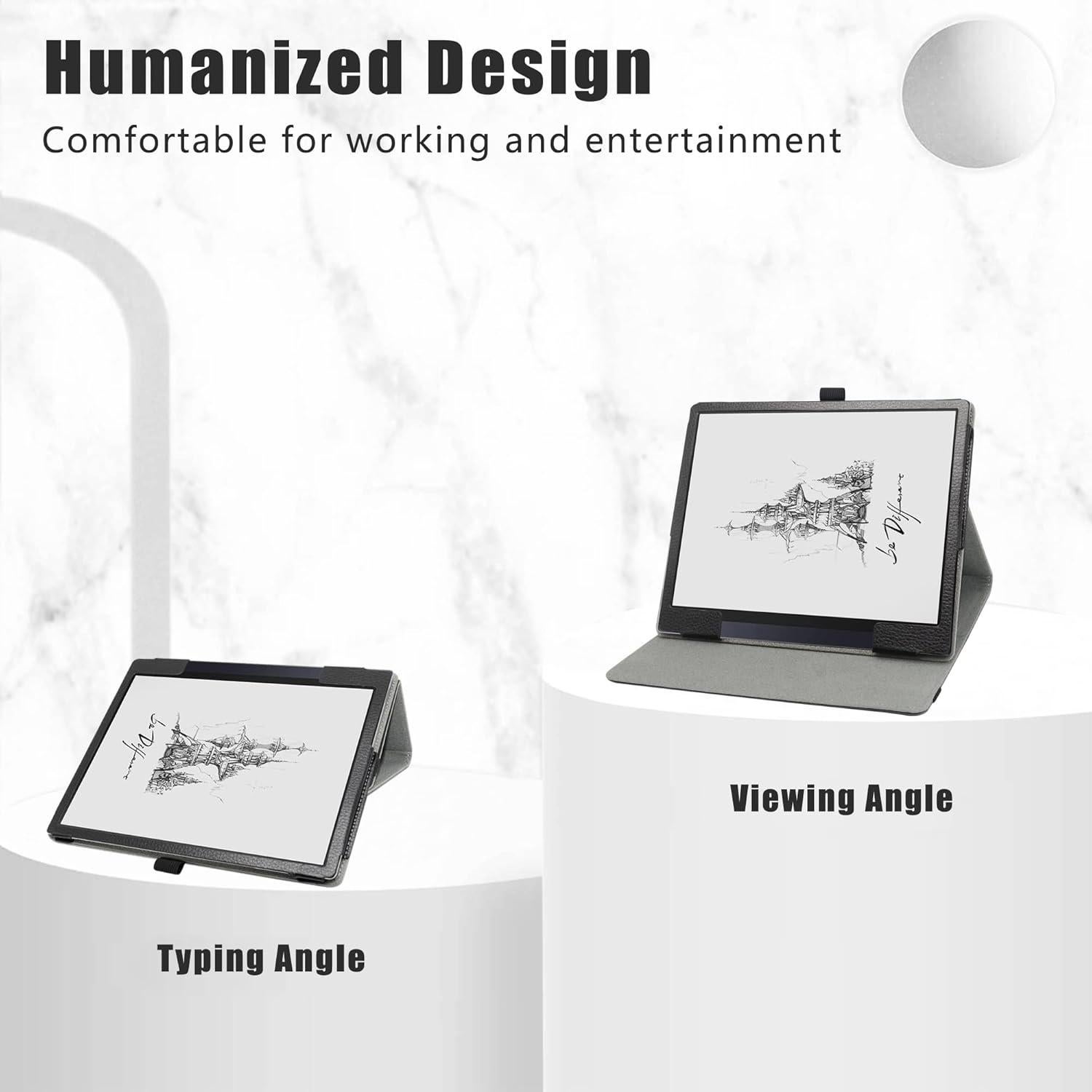 Funda Plegable BOOX Tab Ultra/Ultra C Pro 10.3" Negra