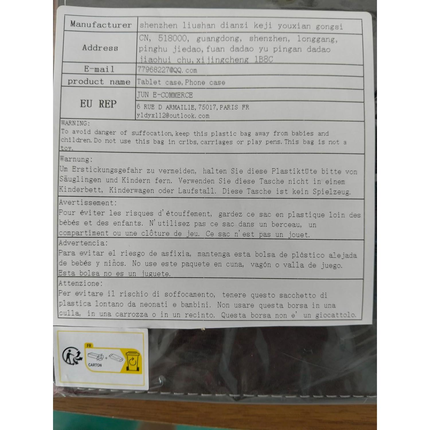 Funda Plegable BOOX Tab Ultra/Ultra C Pro 10.3" Negra