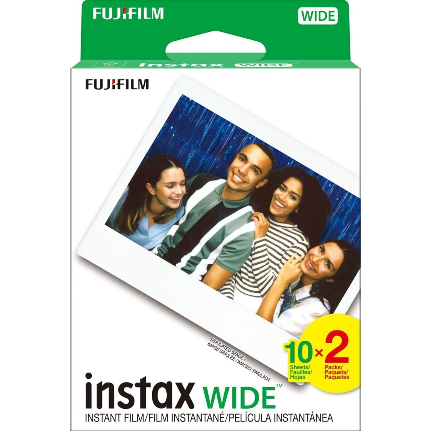 Película Instantánea Fujifilm Instax Wide Doble 40 Exposiciones