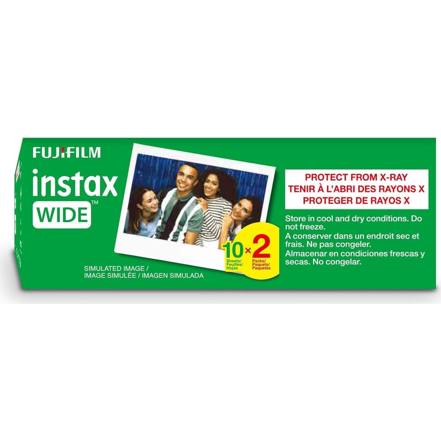 Película Instantánea Fujifilm Instax Wide Doble 40 Exposiciones