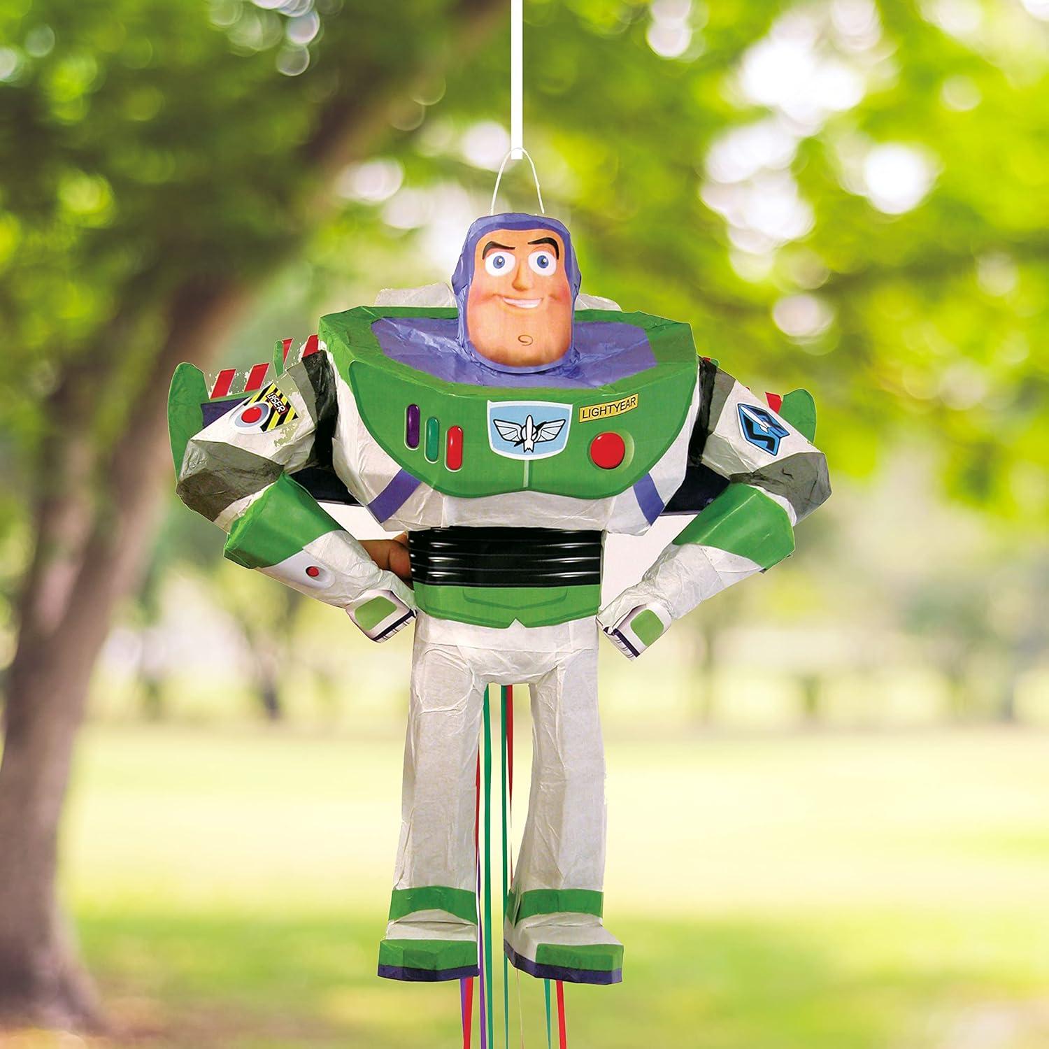 Piñata de Cuerda Disney Buzz Lightyear 3D - 48 cm x 43 cm