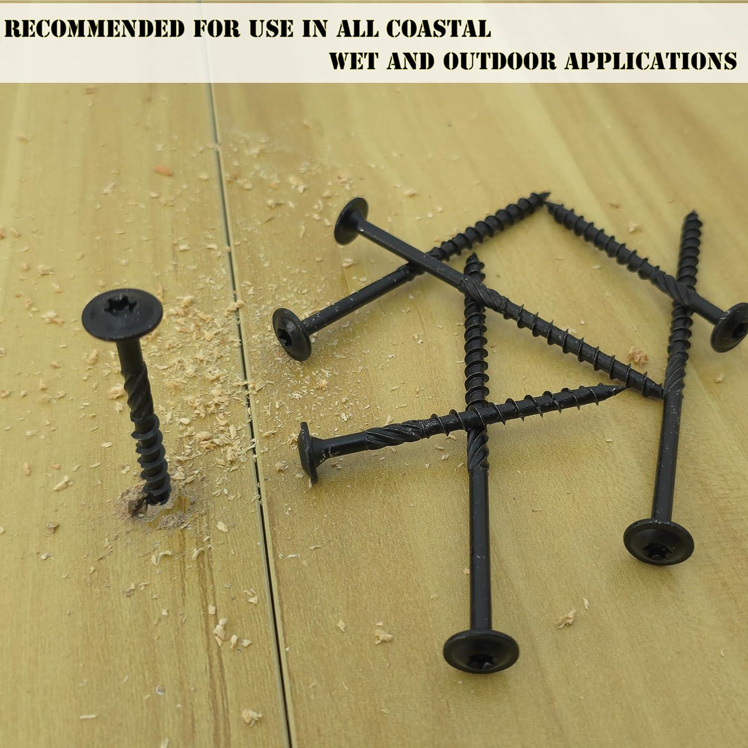 Tornillos de Madera ZTF #14 x 73 mm 20PCS Alta Resistencia