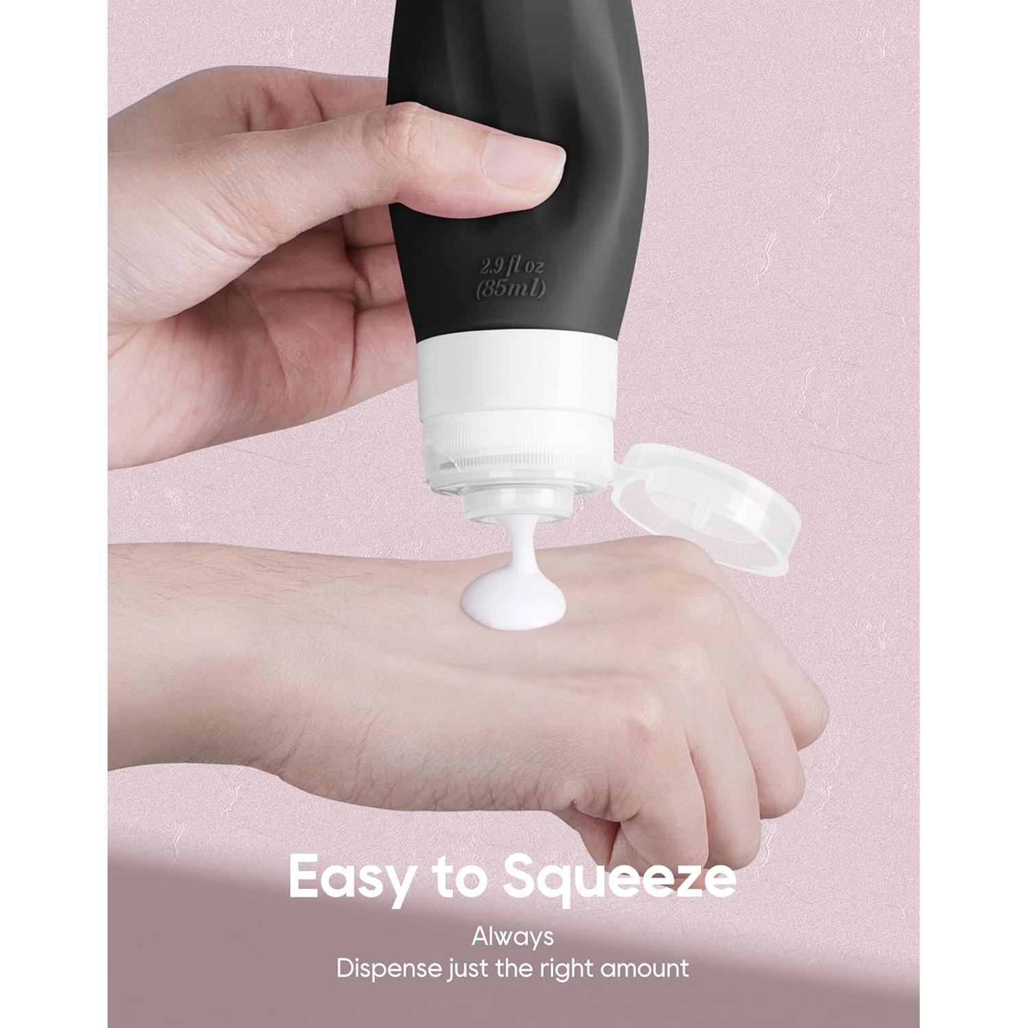 Set de Botellas de Viaje Morfone 16 Piezas Silicona 60ml 90ml