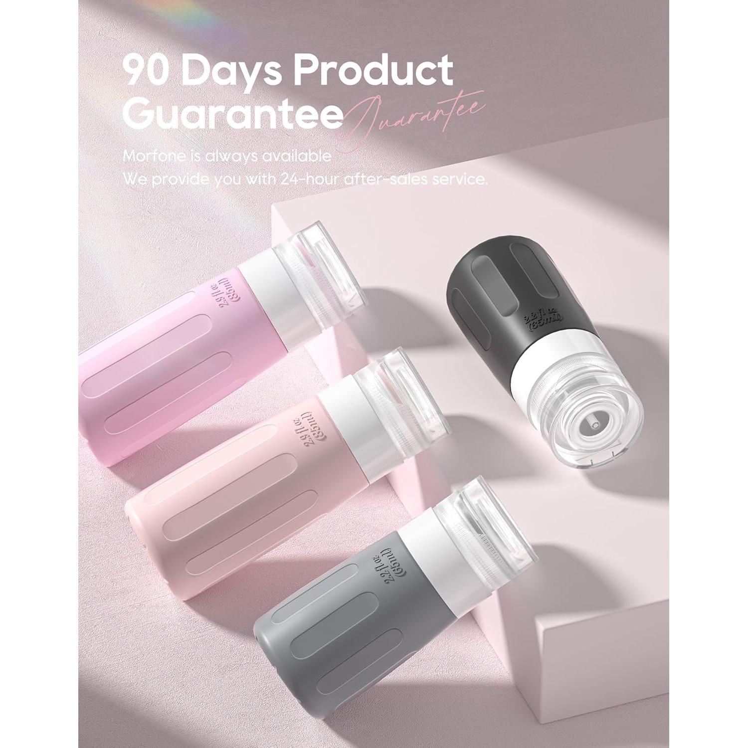 Set de Botellas de Viaje Morfone 16 Piezas Silicona 60ml 90ml