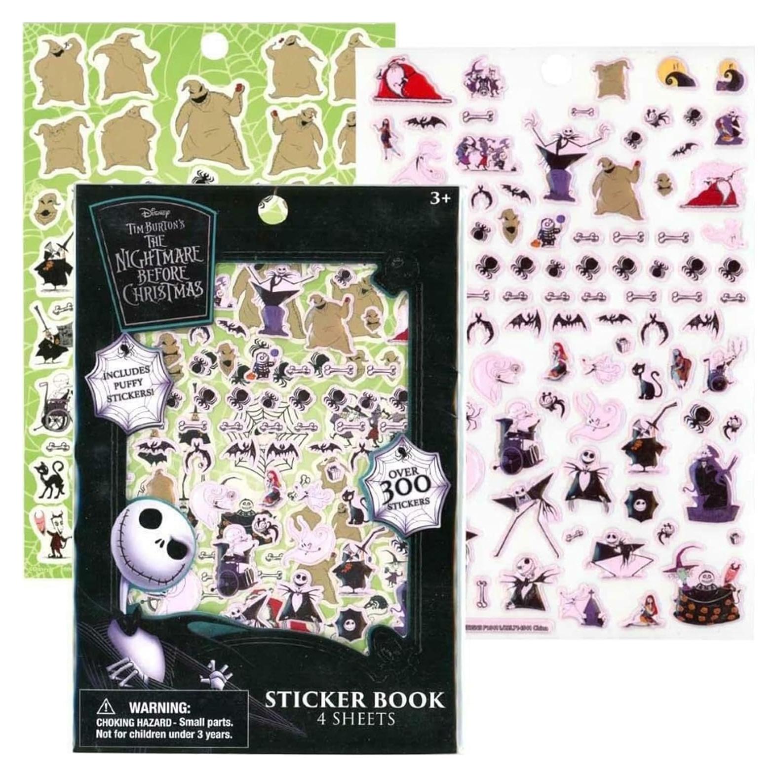 Libro de Pegatinas Disney Pesadilla Antes de Navidad 300 Piezas